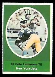 1972 Sunoco Stamps      438     Pete Lammons